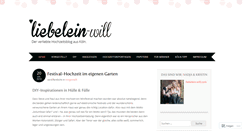 Desktop Screenshot of liebelein-will.com