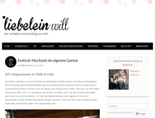 Tablet Screenshot of liebelein-will.com